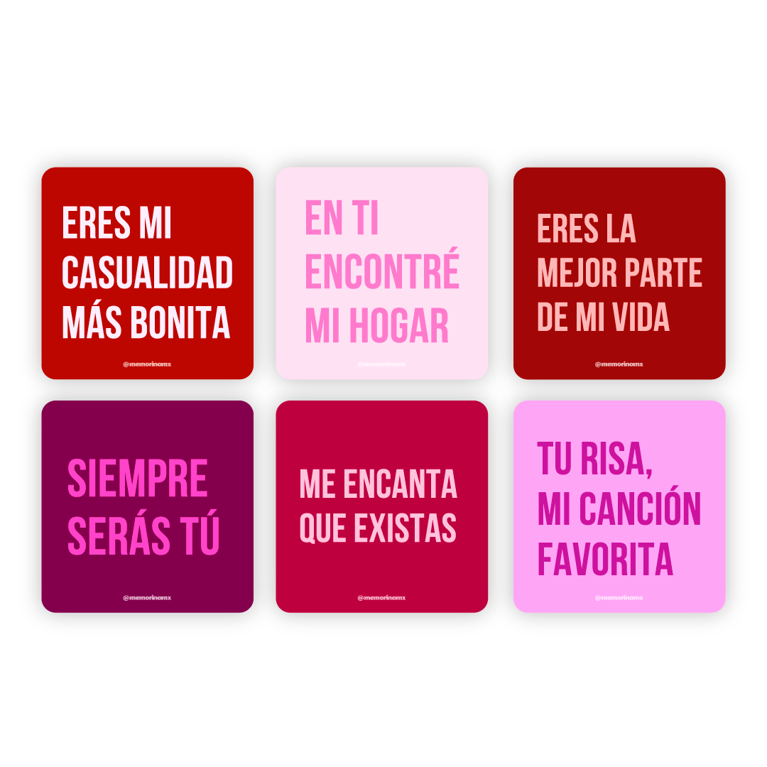 Imanes Mensajes del corazón