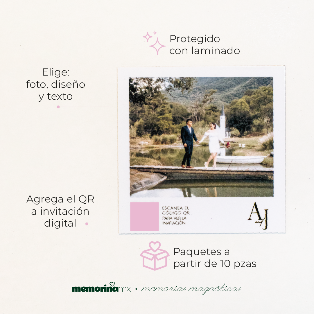 Foto Imán Save The Date