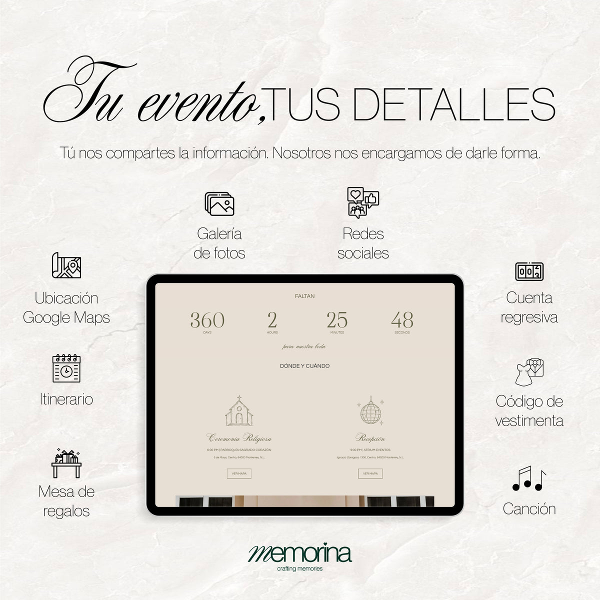 Invitación memorias