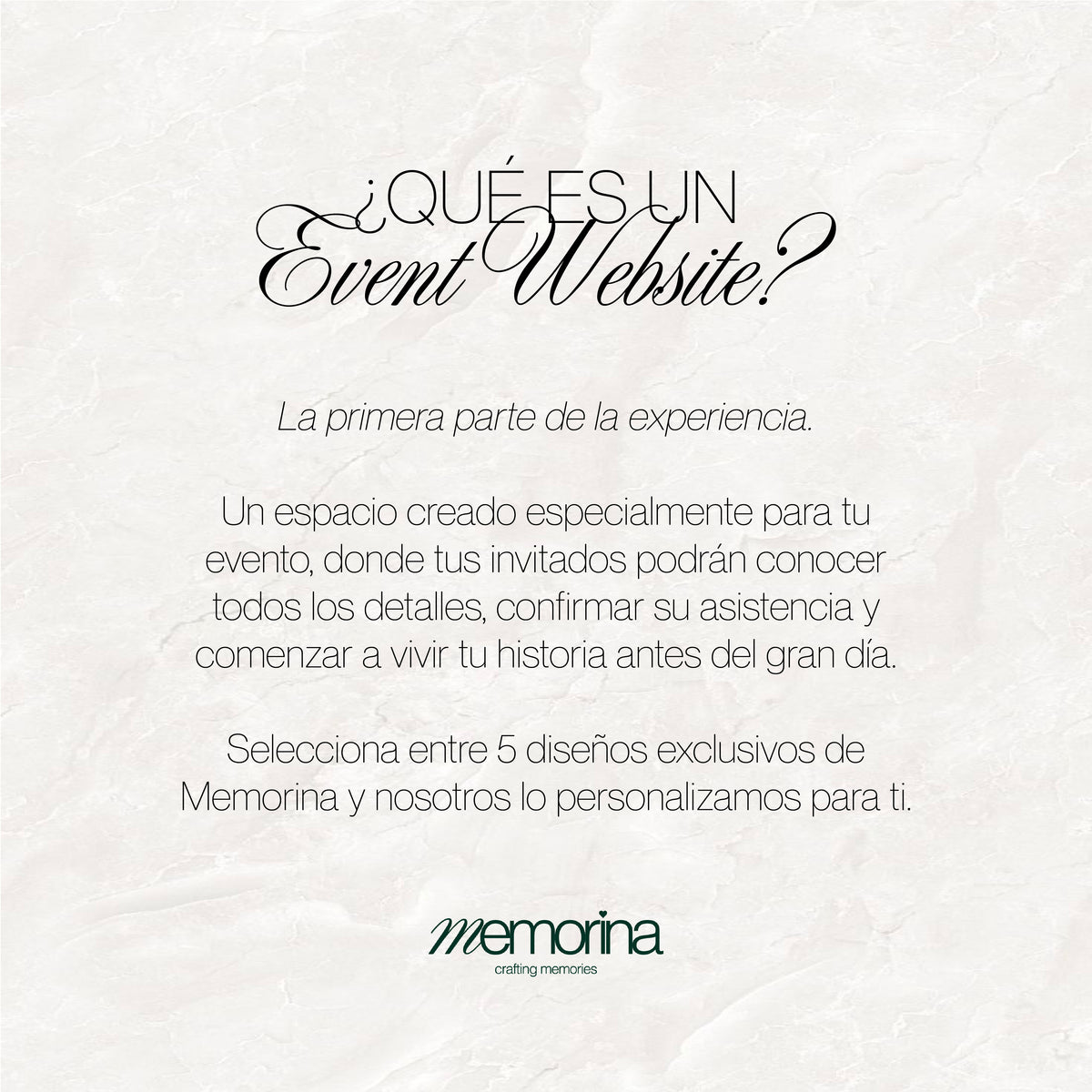 Invitación memorias
