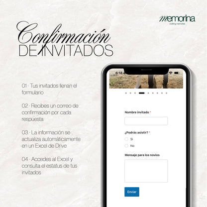 Invitación recuerdos