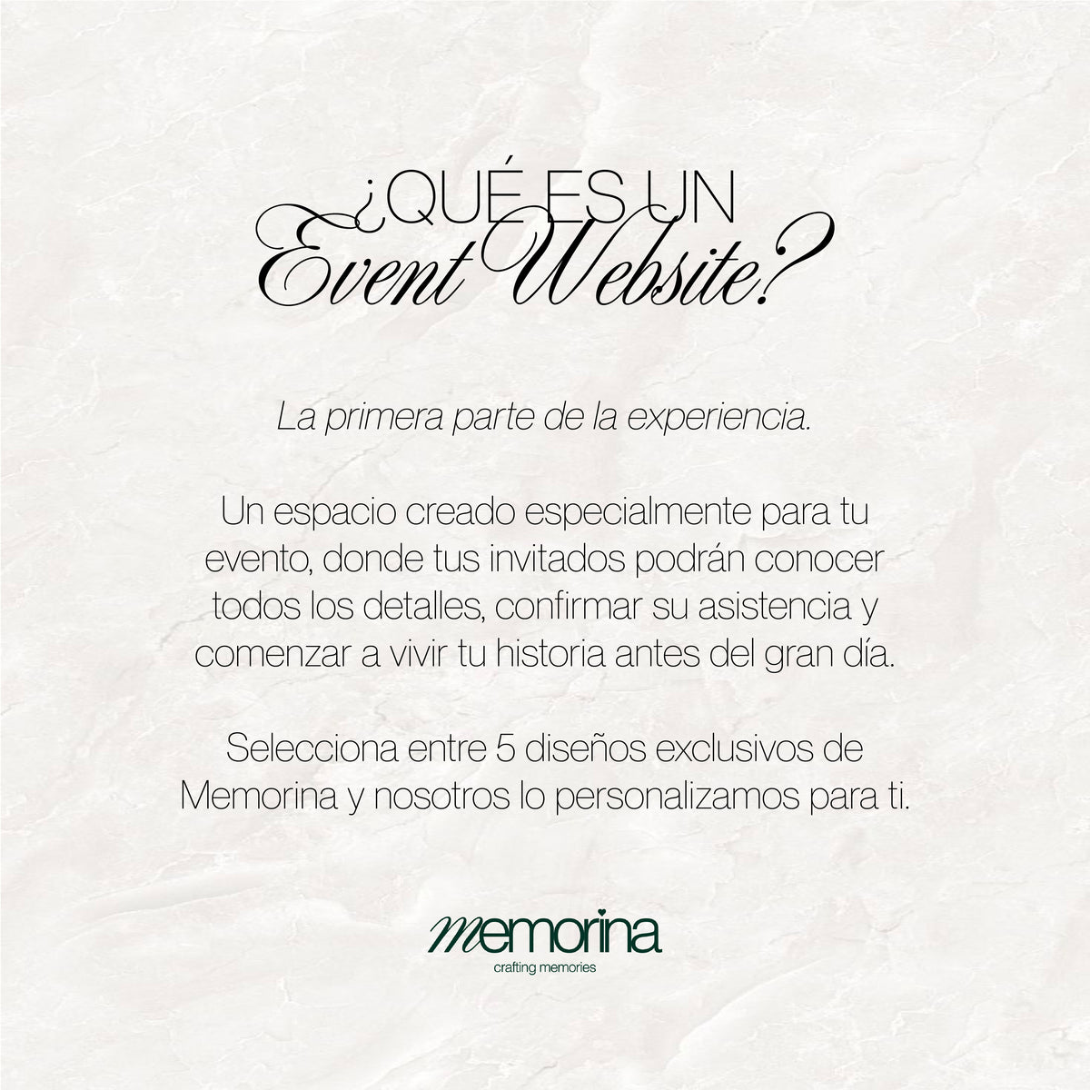 Invitación recuerdos