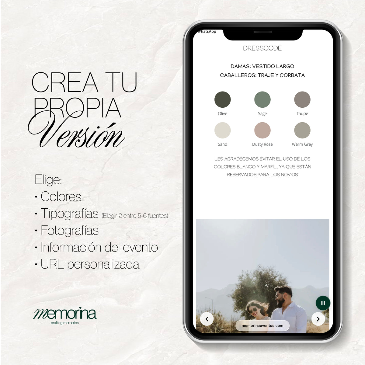 Invitación recuerdos